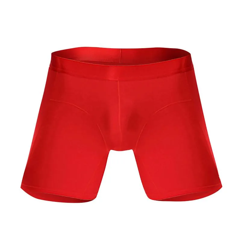 Underpants Men's Flat Underpanties Pajama Briefs Long Cotton Breathable And Wear Resistant Boxer Underwear Ropa Interior Unde2206