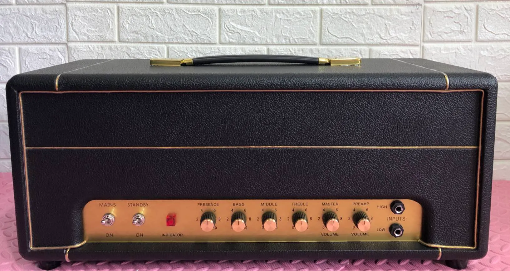 Tête d'ampli guitare point à point JCM800 personnalisée 50W