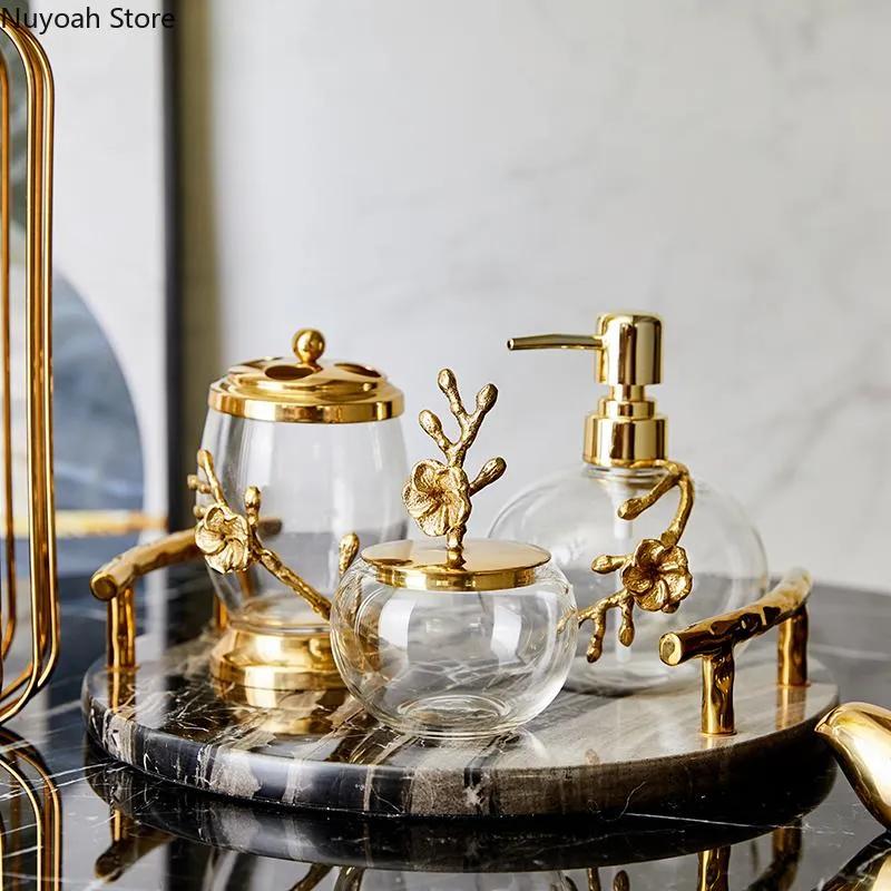 Gold Bathroom Accessories Set Light Luxury Bathroom Accessories