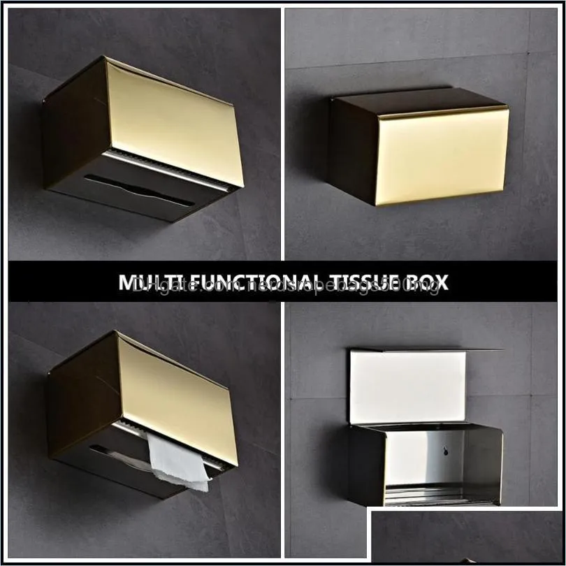 Tissue Boxes & Napkins 1pc Rust-proof Box Practical Toilet Holders Cases
