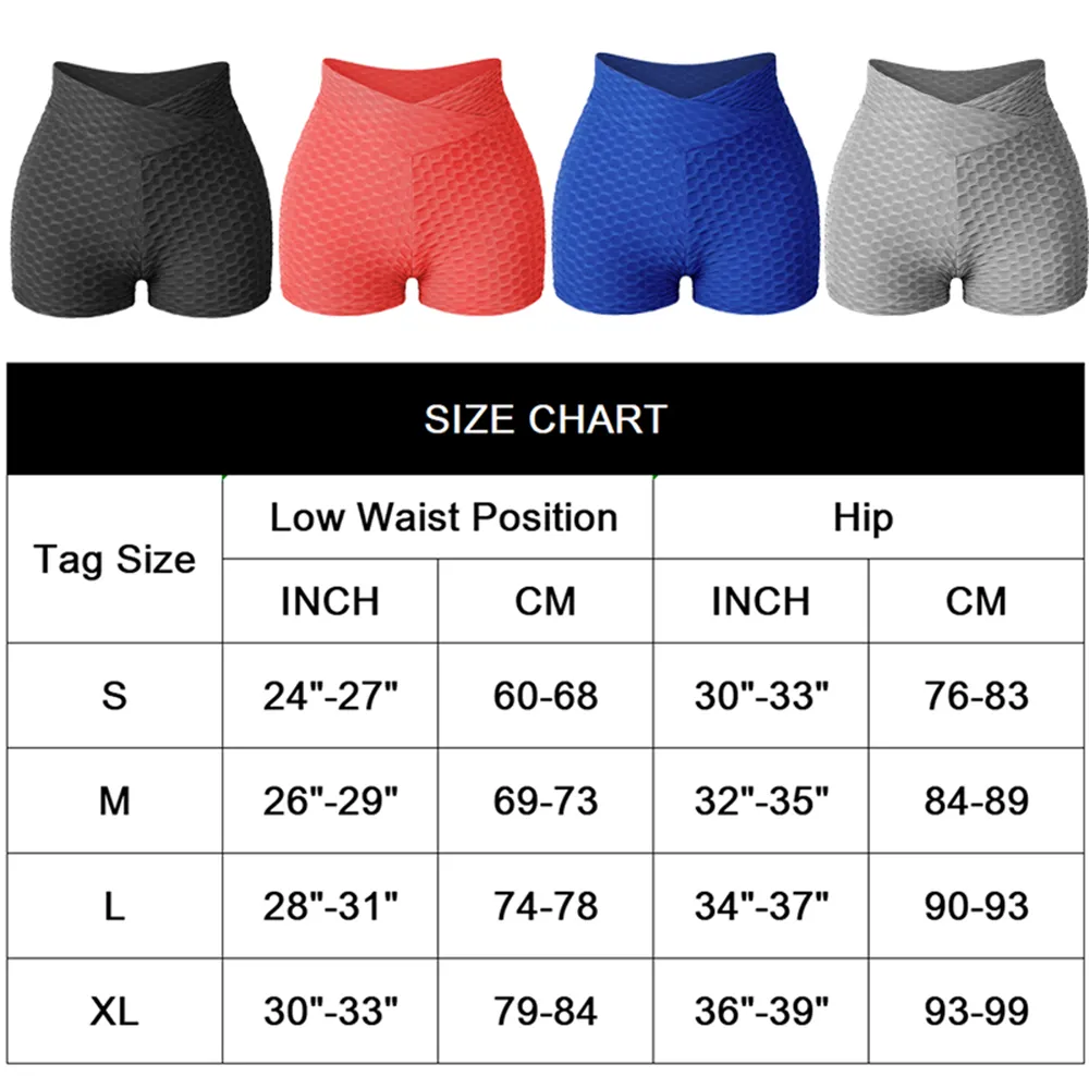 Kiwi Rata Mulheres Scrunch Booty Yoga Shorts Cintura Alto Tummy Controle  Ruched Butt Lift Push Up Fitness Gym Workout Activewear De $44,25
