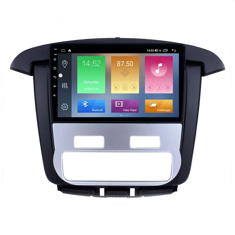 Android 10 9 Inch Car DVD MP3 MP4-speler voor Toyota Innova 2012-2014 Auto A / C met USB WIFI-ondersteuning Stuurwielregeling