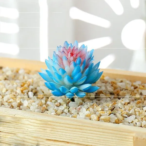 Konstgjorda DIY Flower Plants Creative PVC Simulation Accessories Aloe Flower Landscape Faux Home Decoration Diy Wholesale