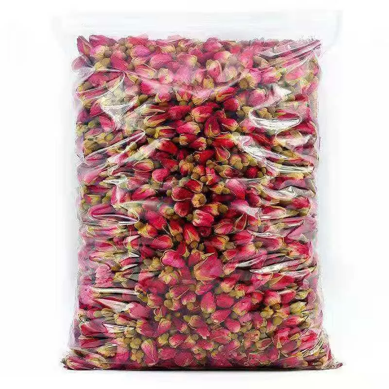 1 sac 200g Naturel Organ Séché Red Rose Buds Fleur Mini Rose Bud DIY Mariage Décoratif Confetti Artisanat Parfumé Pour Le Bain 210624