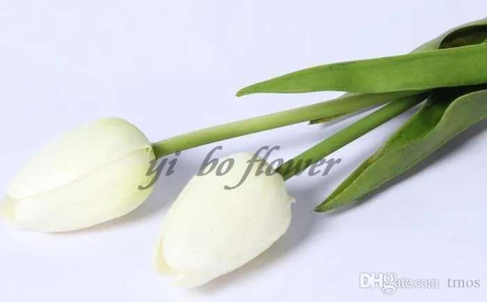 Latex Tulips Artificial PU Flower bouquet Real touch flowers For Home decoration Wedding Decorative Flowers Option