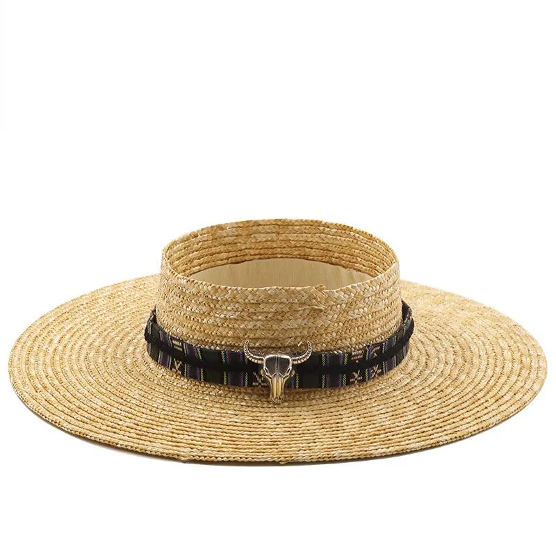 Breda brimhattar 2021 kvinnor zomer hoeden nieuwe grote rand strooien hoed voor vrouwen strand cap lege topp zonnehoed stro