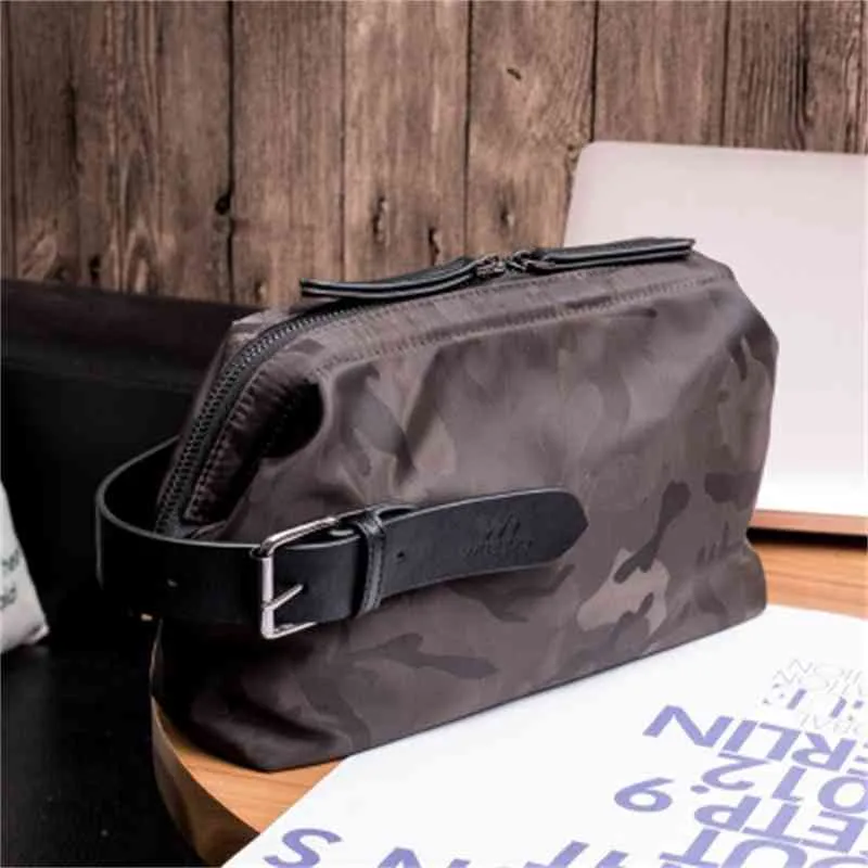 Oxford Clutch Men's New Fashion Man bag Multi-function Handbag Large Capacity Small square bag Tide Tot purse male Sac main