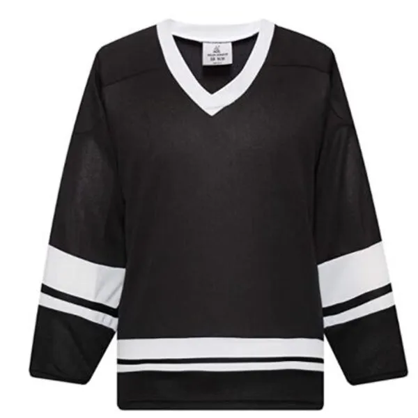 Men blank ice hockey jerseys wholesale practice hockey shirts Good Quality 002