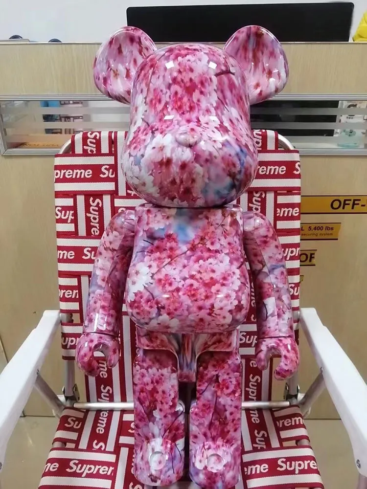 BE@RBRICK M / mika ninagawa SAKURA 400％ Cherry Blossom Mika Ninagawa Bearbrick Building Block