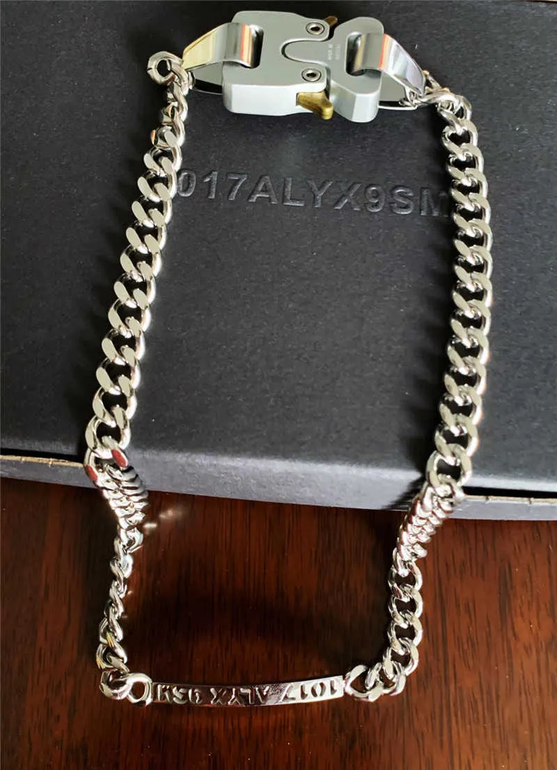 1:1 High Quality Alyx Bracelet Men Women Mixed Link Chain