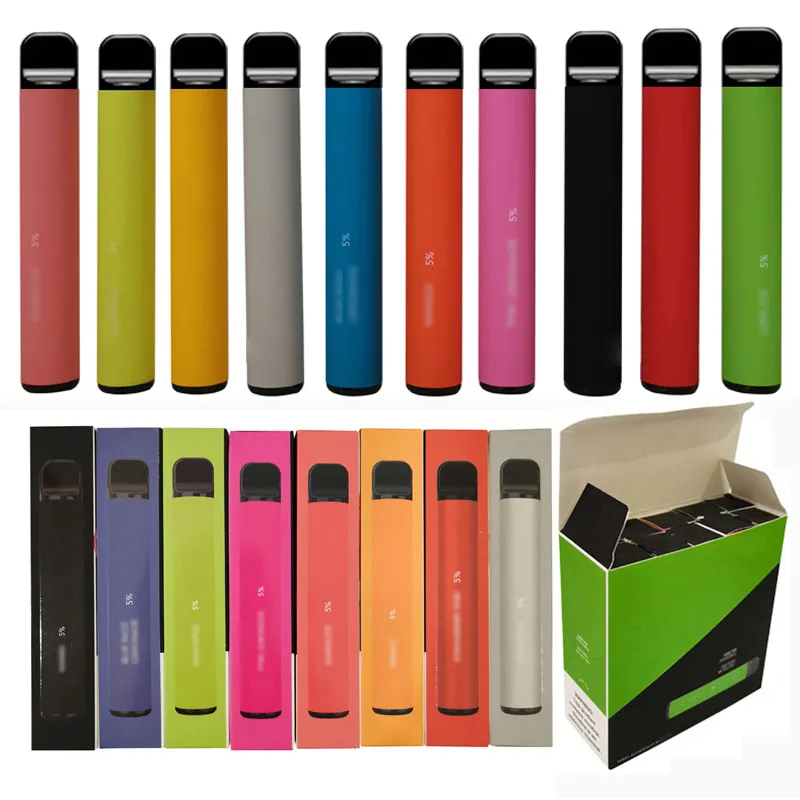 Einzigartiges Design Vaporizer Elektronische Zigaretten Einweg -Vape Puff Pen plus Bulk kaufen 800 Puffs Vapor Automizer mit Einzelhandelspluppingkastenpackungen