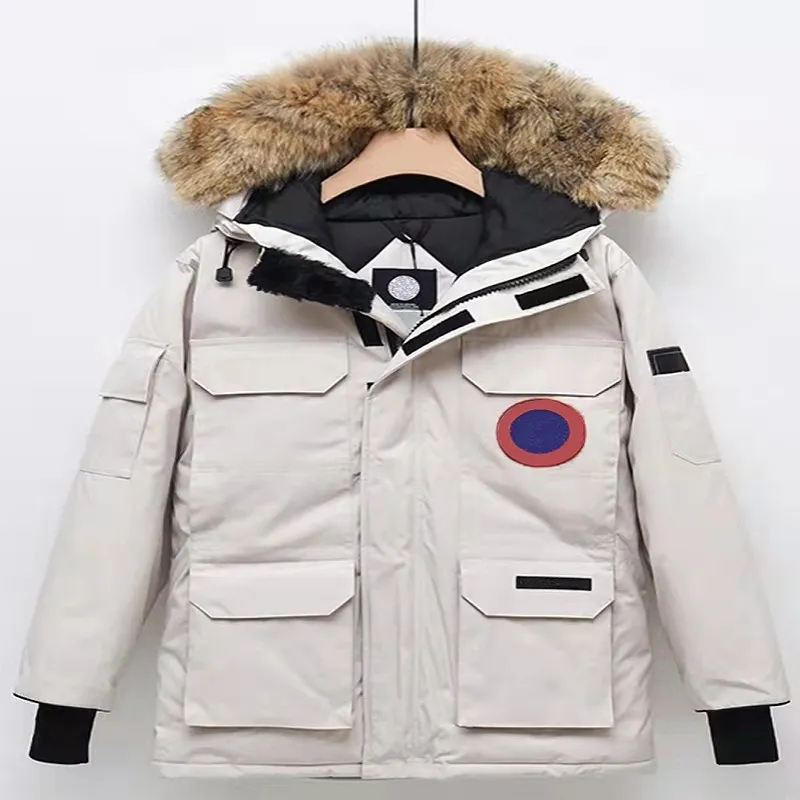 Mannen Donsjack Damesjassen Winter Warm Winddicht Parkas Vrouwelijke Casual Parka Jas Effen Kleur Mannelijke Bovenkleding met Hooded Topkwaliteit