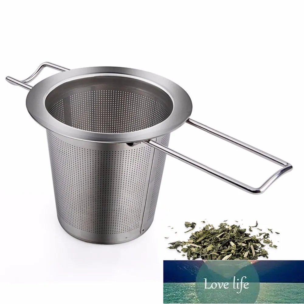 NIEUW MESH TEA INFUSER Herbruikbare Theezeeftheepot Eco-vriendelijke Roestvrijstalen Losse thee Filter Drinkwaren Keukenaccessoires