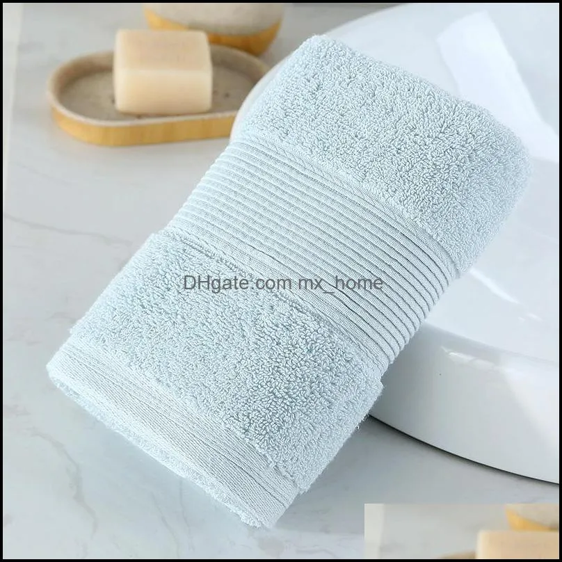 Highly Absorbent Towel Face Hand Towel 100% Pure Cotton 120g Absorbent Cotton Thick Soft Long-staple Cotton Lightweight VT1401