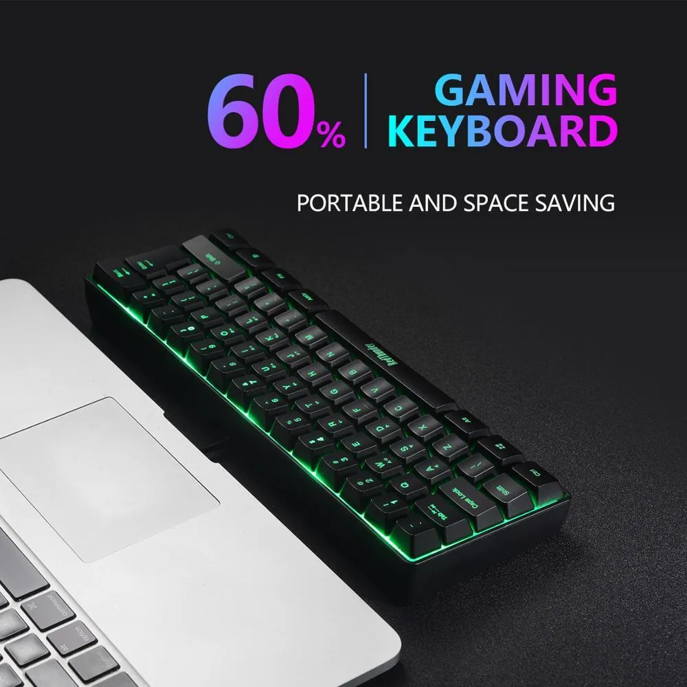 RedThunder K800 Mechanical Gaming Keyboard Changing Color Lights