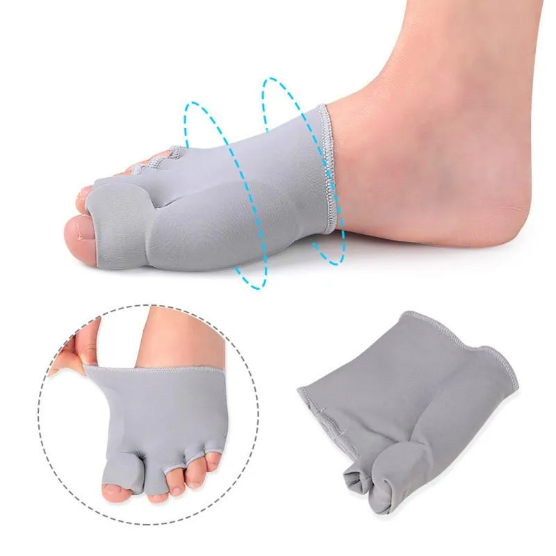 Apoio de tornozelo Proteção do pé Sebs Hallux Valgus Correcção Dispositivo Alta Elasticidade Dia Night Toe Separador Respirável Tampa