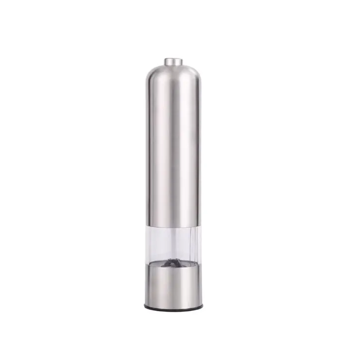 2021 nuovo mulino elettrico in acciaio inox mulino elettrico Grinder Pepper Salt Shaker Container 1 Set