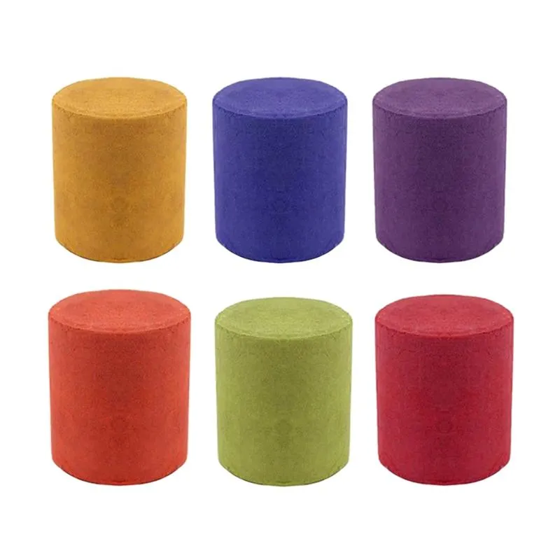 Smoke Cake Colorful Effect Pography Props Toy 6 Pcs Colors Tripods