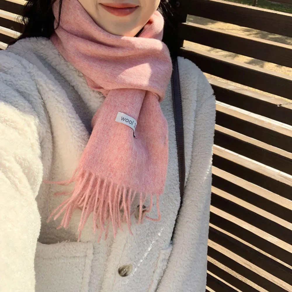 ショッピングファッション スカーフチャオメイソフト ウール韓国東ダメンウールスカーフ冬ソリッドカラークラシックな多用途ロングスタイル 安い 買い Tdpodiatry Com