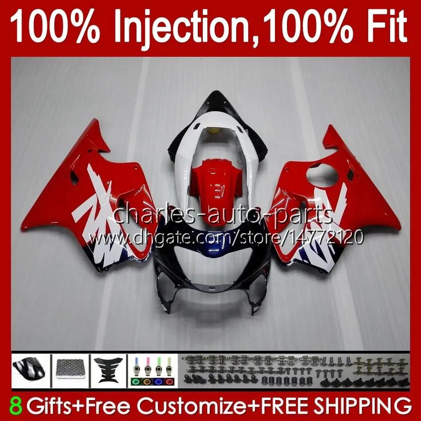 Body Injectievorm voor HONDA CBR 600F4 600CC 600 F4 FS CC 1999-2000 Carrosserie 54NO.88 100% Fit CBR600FS CBR600F4 1999 2000 CBR600 F4 99 00 OEM FACEERS KIT FABRIEKEND ROOD