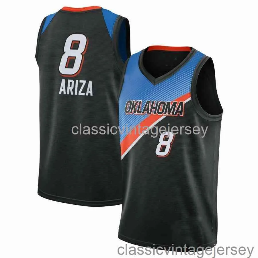 Trevor Ariza # 8 75e anniversaire Swingman Jersey Cousu Hommes Femmes Jeunesse XS-6XL Maillots de basket-ball