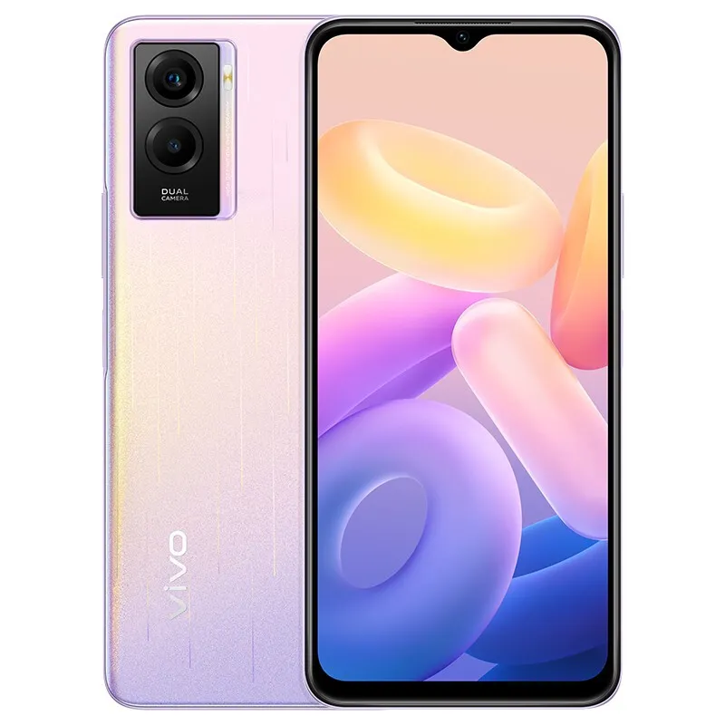 Oryginalny Vivo Y55S 5G Telefon komórkowy 8GB RAM 128GB ROM 256GB OCTA Core MTK Dimity 700 Android 6.58 "Pełny ekran 50.0mp AF 6000MAH ID Fingerprint ID Face Wake Smart Phone