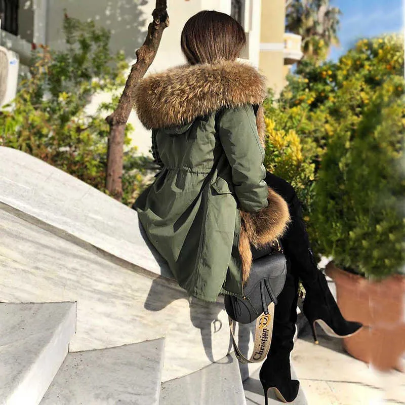 Natural fur deals hood coat