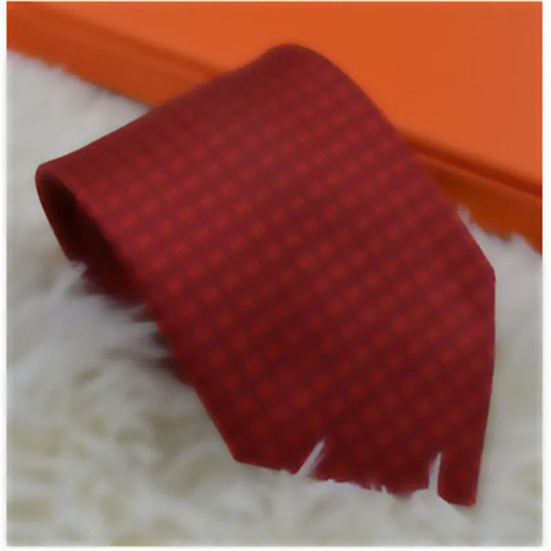 Krawaty szyi jedwabne krawat szczupłe męskie wąskie biznesmenów Jacquard tkane krawat 7 7,5 cm z pudełkiem 6 fcw2