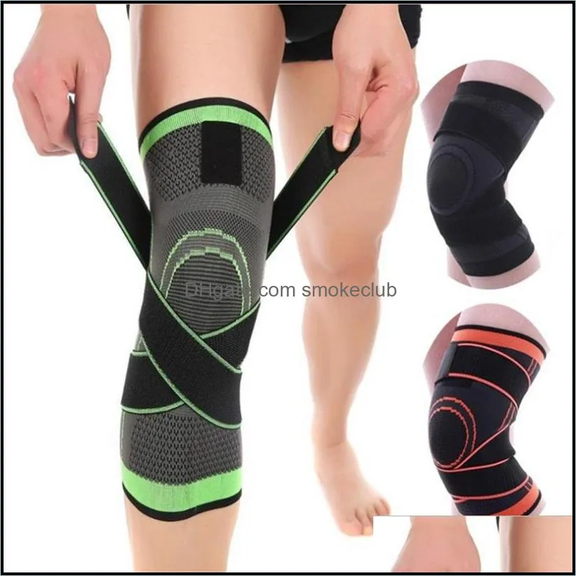 Elbow Safety Athletic Outdoor As Sports & Outdoors 1Pc Kneepad Elastic Bandage Pressurized Pads Knee Support Protector For Fitness Sport Run