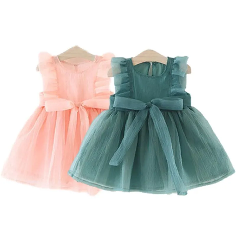 Abiti per ragazze Girl Dress Didler Baby Sleeveless Kids Cotone Costume da 1 a 3 anni Abbigliamento per bambini in stile coreano
