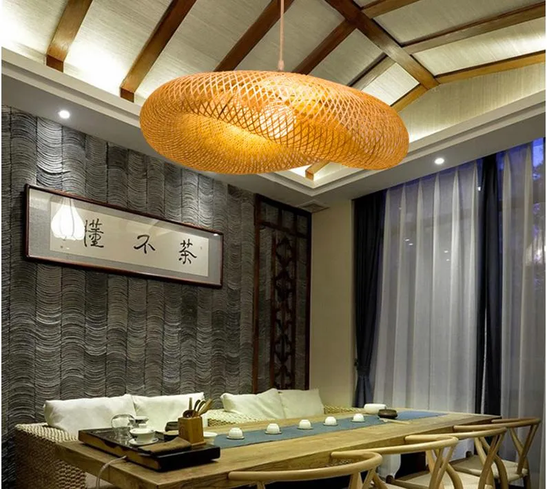 Lampe de chevet japonaise de chambre, lampe de table asiatique