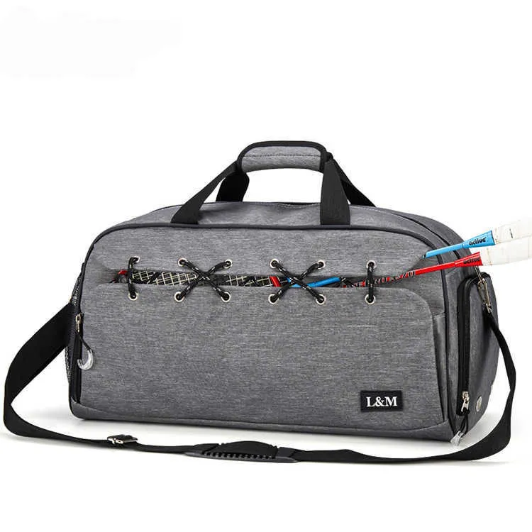 Oxford Fitness Women Sport Gym Bags Shoulder Men Swimming Dry Pack Soccer Basketball Travel Handbag Tennis Badminton Racket Bag Y0721