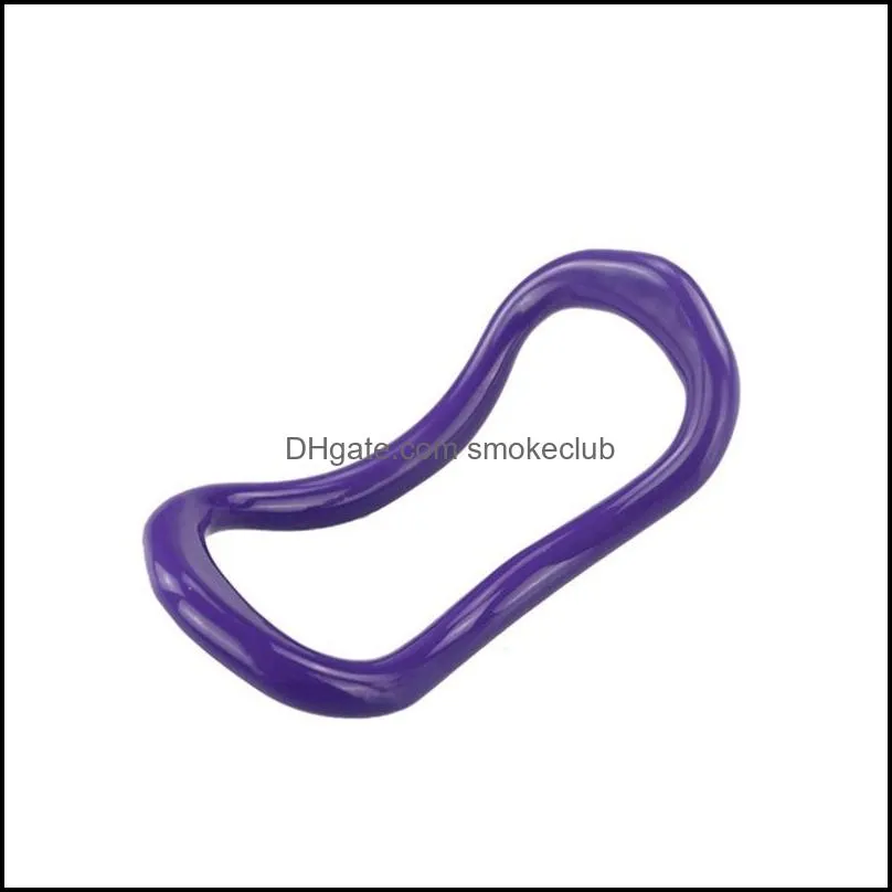 Yoga Stretch Ring Fitness Circle Women Auxiliary Pula Sturdy Durable Anti Wear Adult Green Purple Factory Direct 4 9osC1