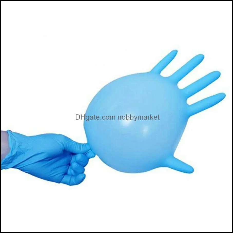 Latex Nitrile Gloves PVC Non Sterile Multifunctional Household Cleaning Safety Rubber Disposable Gloves Food Service Gloves DDA127