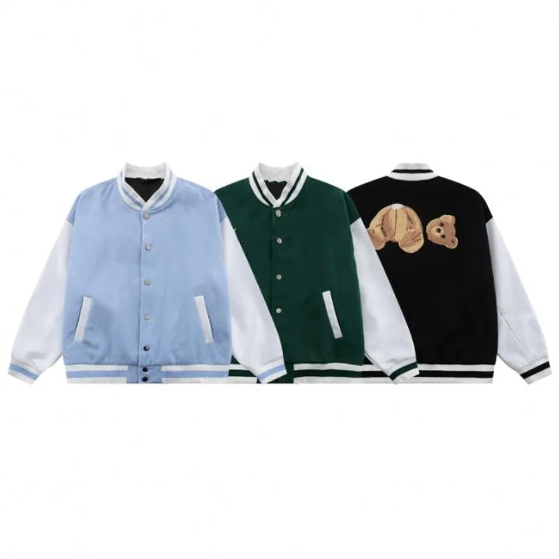 Chaquetas para hombre, abrigo de béisbol, uniforme de moda de alta calidad, chaqueta de bombardero de piloto de un solo pecho, abrigos para parejas y mujeres y hombres