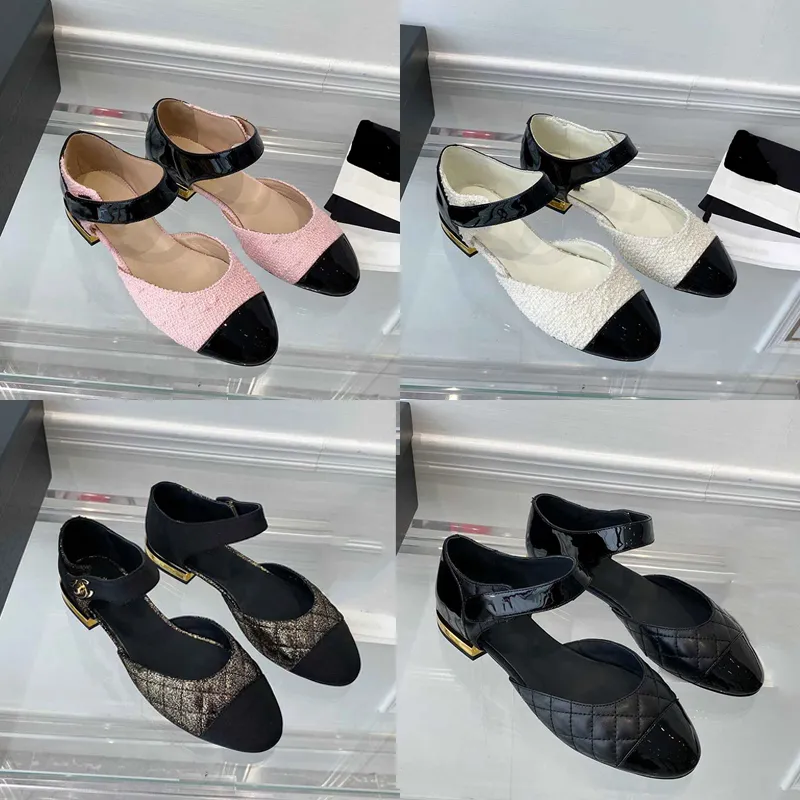 Elegante Dame Banket Jurk Schoenen Mode Dikke Hak Gemengde Kleuren Cowskin Leather Soft Enkle Strap Dames Designer Loafers