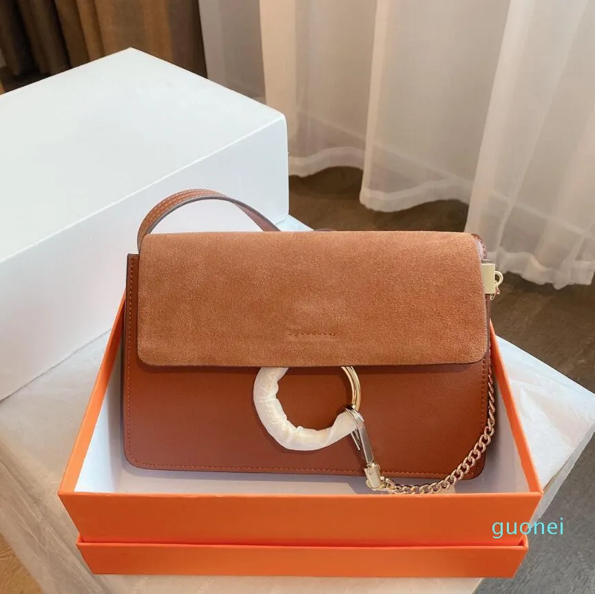 2022 Fashion Women Shoulder Bags Lady Classic Ring Chain Crossbody Small Totes Top Quality Girl Handbags Delicate Gift with Box