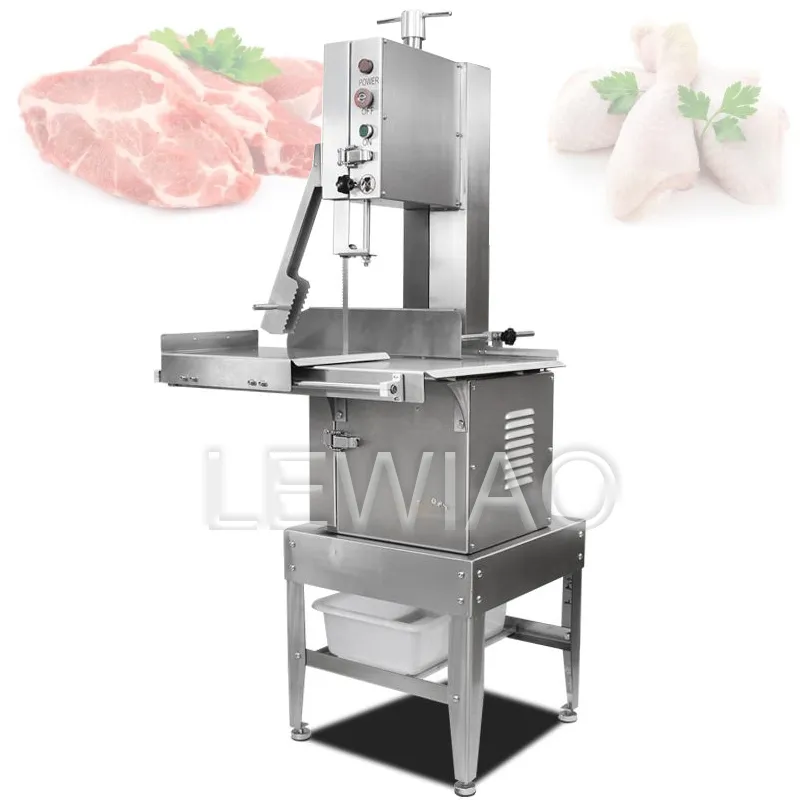 Machine de découpe de bouchers de viande congelée Coupeur de chair de poulet de porc de poisson