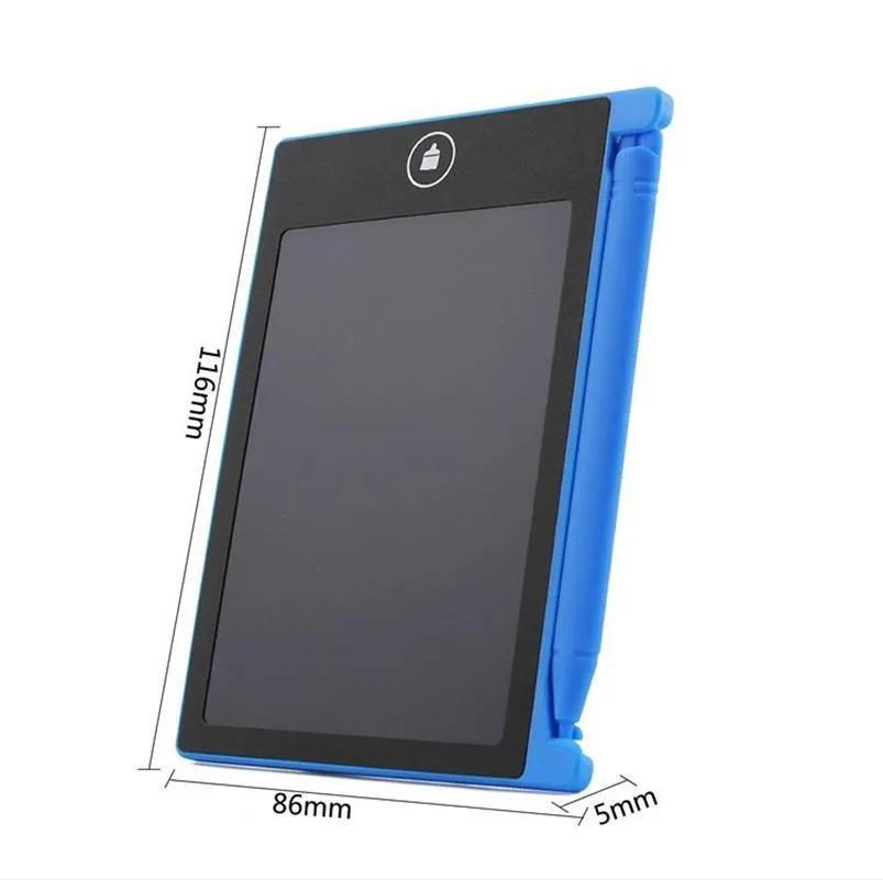 4.4 Cal Mały rozmiar Inteligentny Pisanie Pisanie Pisanie LCD Tablet Digital Portable Doodle Board Led Panel Zabawki dla dzieci Dorosłych Memos Pad