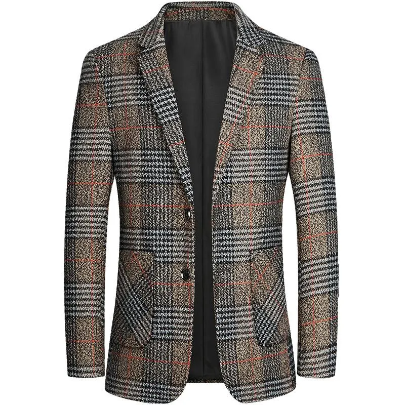 Männer Anzüge Blazer 2021 Frühling Und Herbst Anzug Business Casual Kleine Koreanische Version Der Mode Jacke Schlank Single