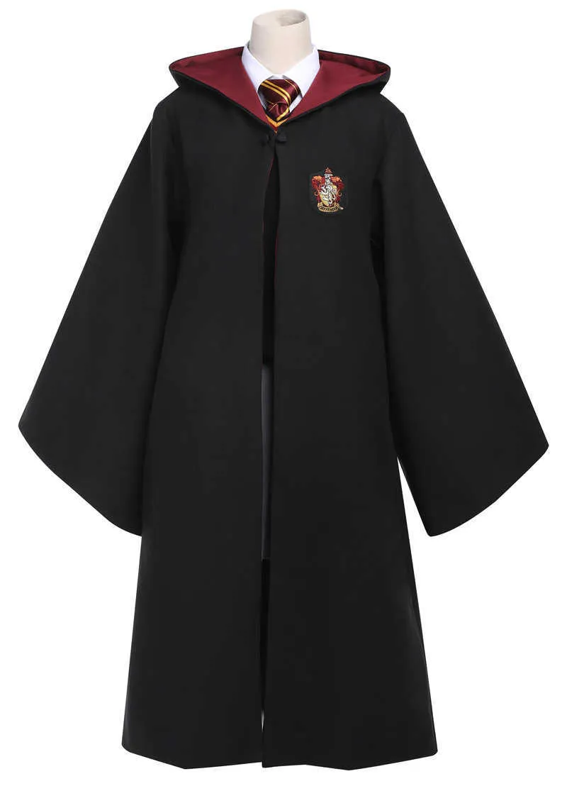 Magic School Uniform For Unisex Robe Cloak Capuche Wizard Witch