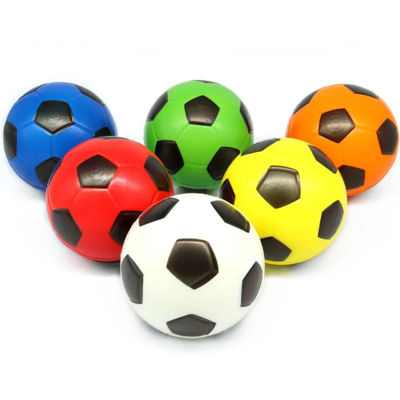 Mini balle de Football en mousse PU, jouet pour bébé de la maternelle, balle Anti-Stress, jouets à presser, soulagement du Stress, jouets de décompression, soulagement de l'anxiété