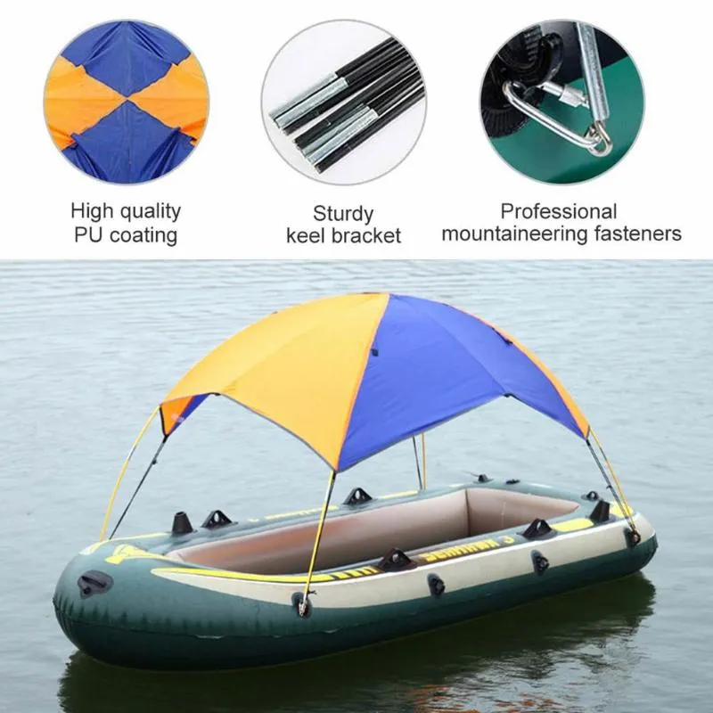 Tents And Shelters Inflatable Boat Tent Waterproof Rubber Folding