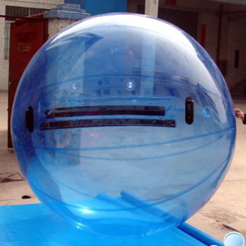 Walking Water Ball Zorb Menselijke Hamster Balls Blauwe Kleur Opblaasbare Zorbing Walker Sphere 1.5m 2m 2.5m 3m