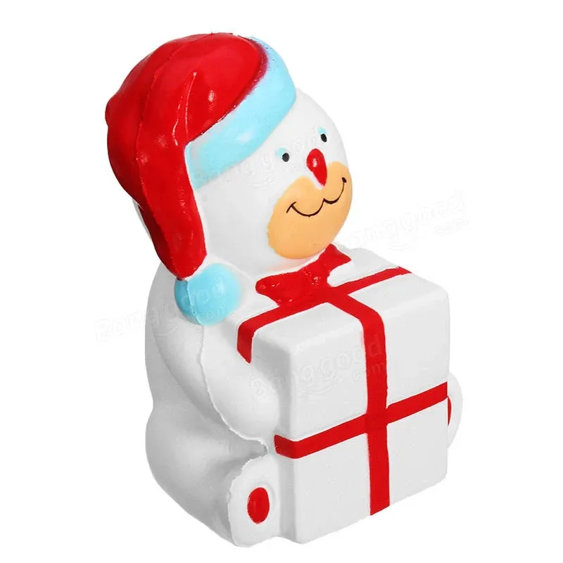 スクイーズクリスマスベア11cmギフト甘い柔らかいスローライジングコレクションの装飾おもちゃ