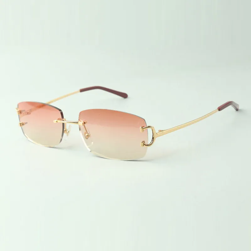 Lunettes de soleil design vente directe 3524026 avec branches en fil métallique, taille : 18-140 mm