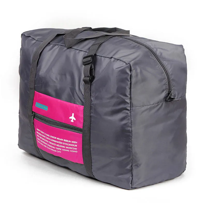 Koreanische Große Kapazität Koffer Tragbare Tasche Faltbare Multifunktionale Nylon Lagerung Handtaschen Grand sac Reisetasche Tasche