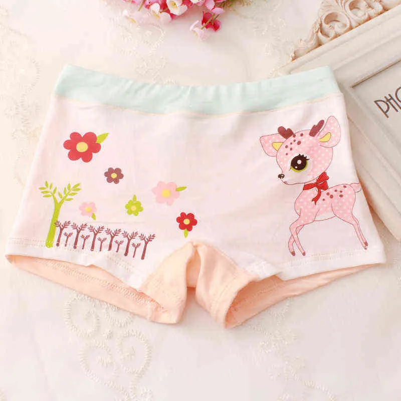 3 Pcs/lot Cotton Girls Underwear Casual Children's Breathable