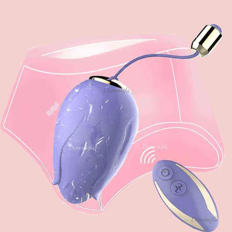 Eggs Kegel Exerciser Telecomando vibrante wireless Massaggiatore per il corpo L'amore è adatto per il gioco degli amanti del giocattolo del sesso per adulti 1124