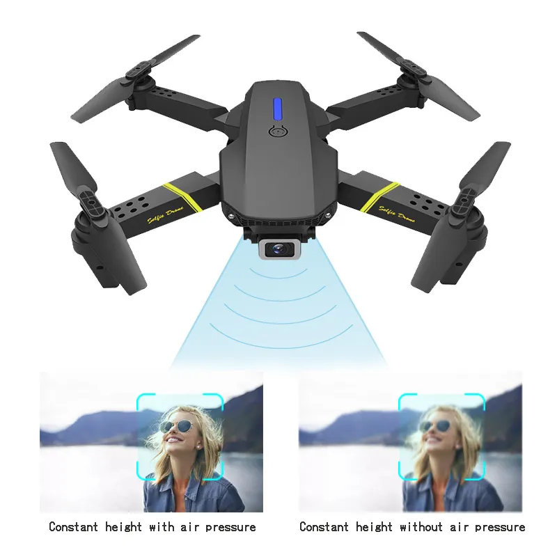 Global Drone 4K Camera Mini vehicle Wifi Fpv Foldable Professional RC Helicopter Selfie Drones Toys For Kid Battery GD89-1